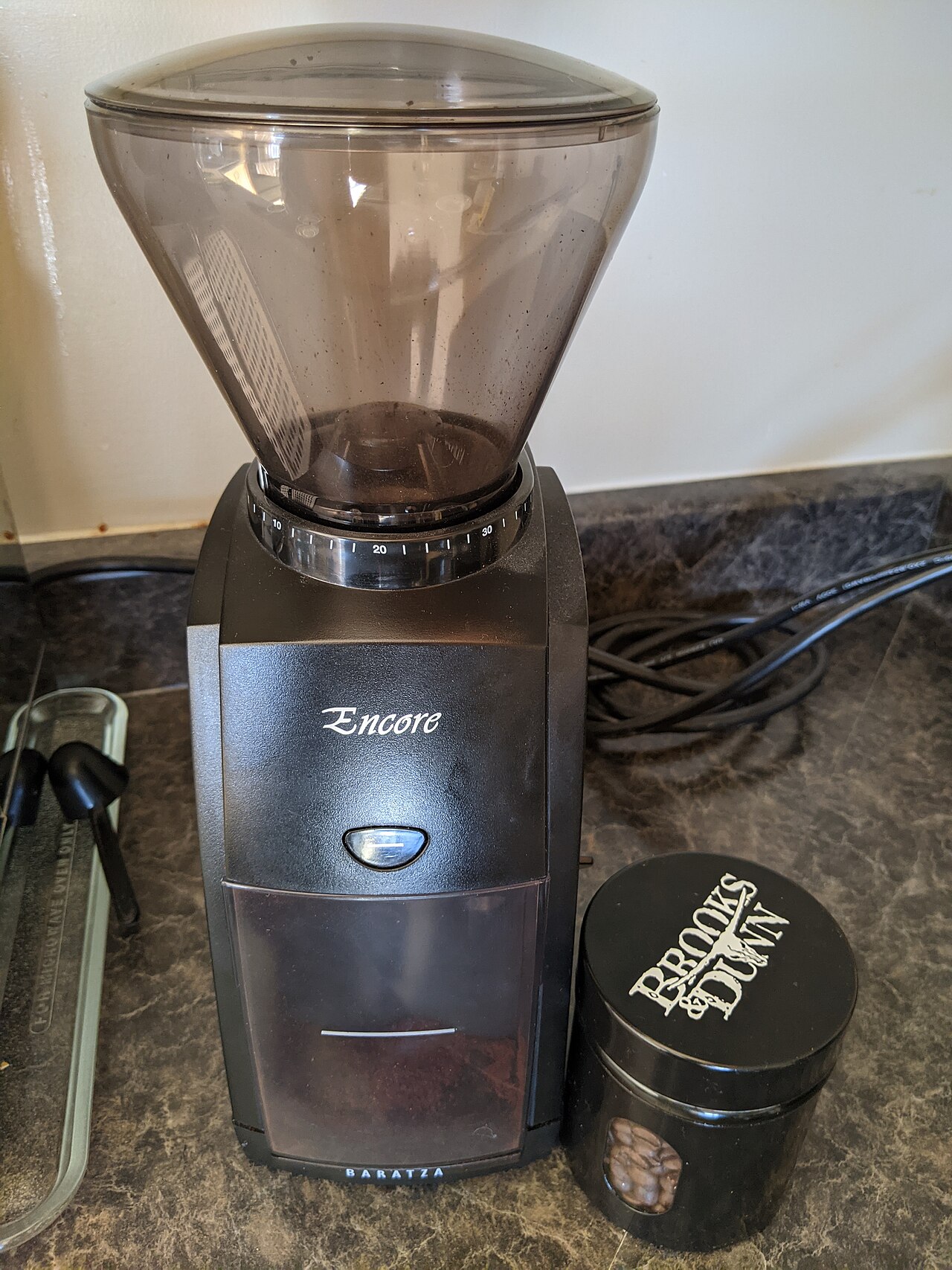 Macinacaffè Baratza Encore con tramoggia trasparente